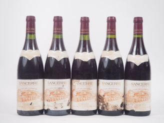 Vente aux enchères 5 BOUTEILLES SANCERRE ROUGE - 1997 - ET 
