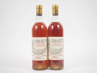 Vente aux enchères 2 BOUTEILLES JURANÇON CLOS JOLIETTE - 1986 - LB/1 ETLT/1 ELA