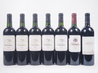 Vente aux enchères 7 BOUTEILLES MADIRAN : 5 CHÂTEAU BOUSCASSÉ - 2005 / 1 CHÂTEAU MONTUS -
