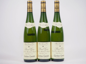 Vente aux enchères 3 BOUTEILLES PINOT GRIS GC "ALTENBERG DE BERGHEIM" VIEILLES VIGNES GUS
