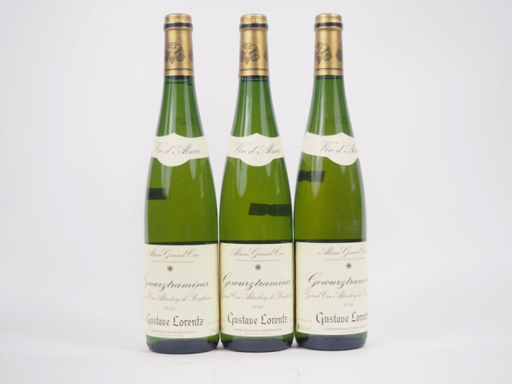 3 BOUTEILLES GEWURZTRAMINER GC "ALTENBERG DE BERGHEIM" GUSTAVE LORENTZ