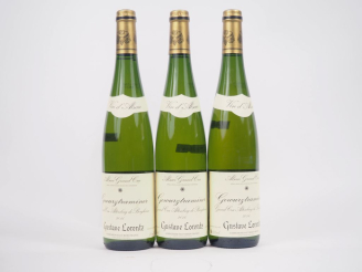 Vente aux enchères 3 BOUTEILLES GEWURZTRAMINER GC "ALTENBERG DE BERGHEIM" GUSTAVE LORENTZ