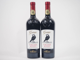 Vente aux enchères 2 BOUTEILLES TOSCANA ROSSA "CURIOSO" - 2018