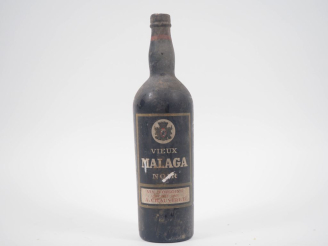 Vente aux enchères 1 VIEILLE BOUTEILLE MALAGA NOIR A. CHAUVIRET - BS