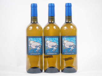Vente aux enchères 3 BOUTEILLES LE POISSON IVRE VIN DE FRANCE - 2022