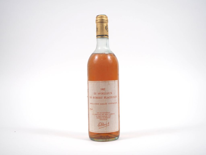 1 BOUTEILLE GAILLAC MOELLEUX ROBERT PLAGEOLES - 1982 - HEP 