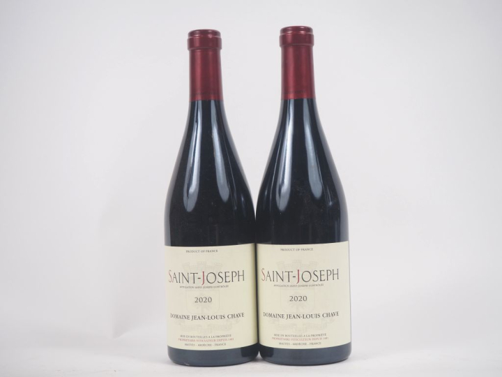 2 BOUTEILLES ST JOSEPH DOMAINE JEAN LOUIS CHAVE - 2020