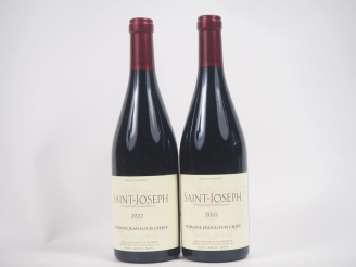 Vente aux enchères 2 BOUTEILLES ST JOSEPH DOMAINE JEAN LOUIS CHAVE - 2022