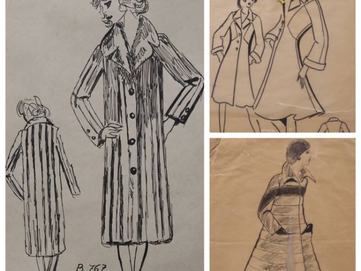 Ensemble de trente et un patrons de couture.  Tous dans leur pochette 