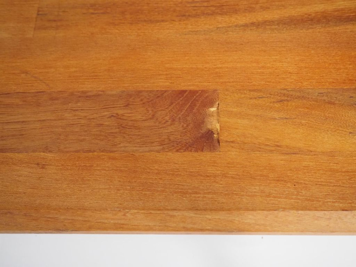 Pierre CHAPO. Meuble bibliothèque modulable en orme massif, deux regis