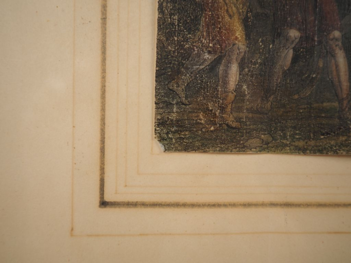 Louis-François CASSAS (1756 – 1827). "Vue de la citadelle de Homs" Cra