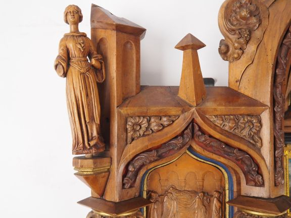 Louis LIOT. "Vie de Saint Bruno". Suite de 9 aquarelles, personnages e