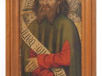 Ecole d'Aragon vers 1450-60, suiveur de Jaime Huguet. SIX PROPHETES, d