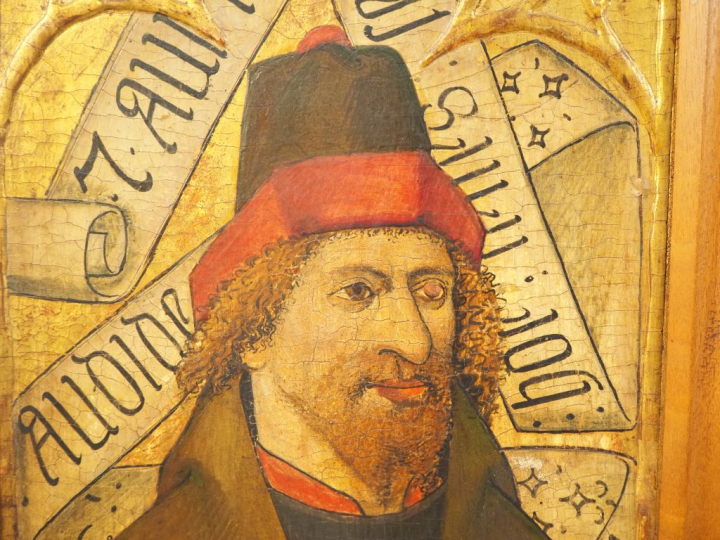 Ecole d'Aragon vers 1450-60, suiveur de Jaime Huguet. SIX PROPHETES, d