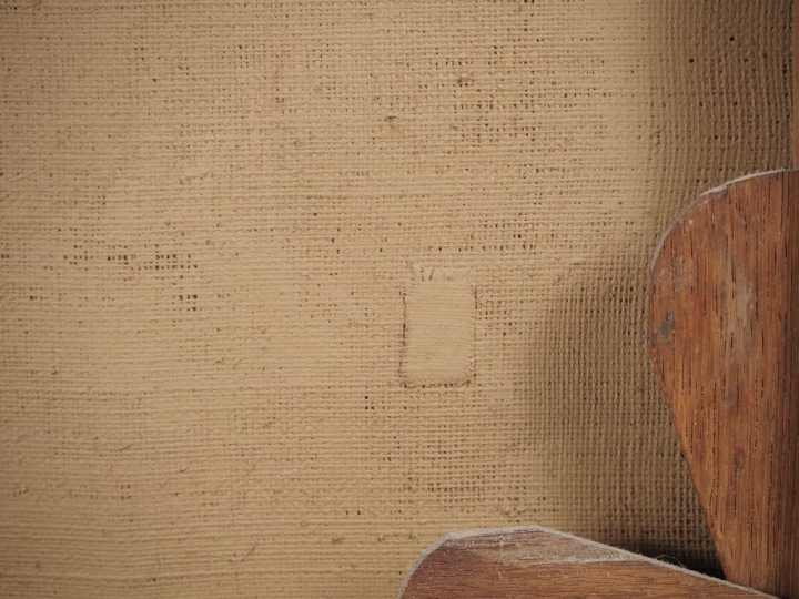 Jan MIEL (Attribué à) "Scène paysanne devant une ferme". Huile sur toi