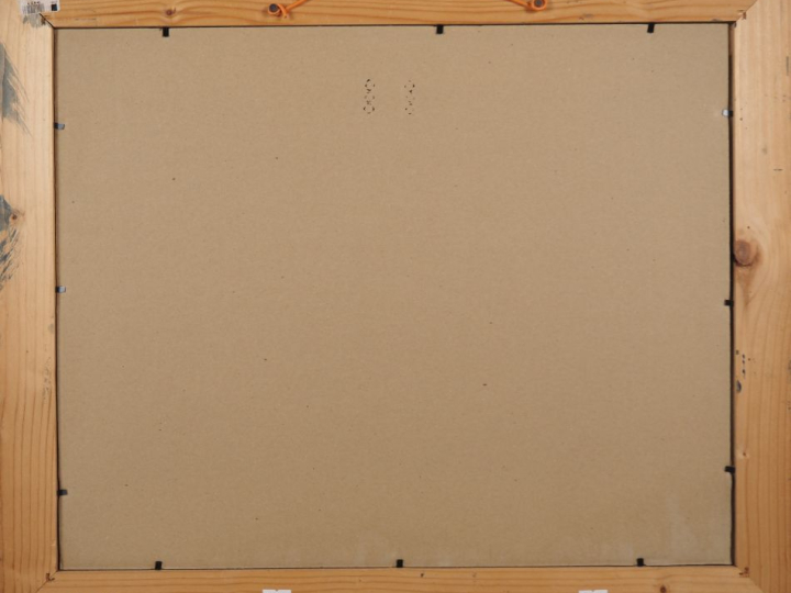 Marcel GROMAIRE. "Nu allongé". Dessin aquarelle et gouache sur papier,