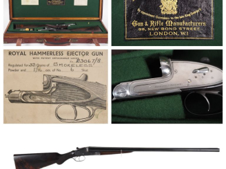 Vente aux enchères Paire de fusils de chasse Holland   Holland « Royal Hammerless ejector