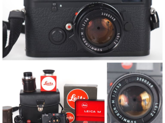 Vente aux enchères LEICA M6. Appareil photographique n°1678844 avec objectif SUMMICRON-M 