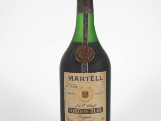 Vente aux enchères 1 BOUTEILLE COGNAC MARTELL "CORDON BLEU" - Réserve limitée : N°KF2800