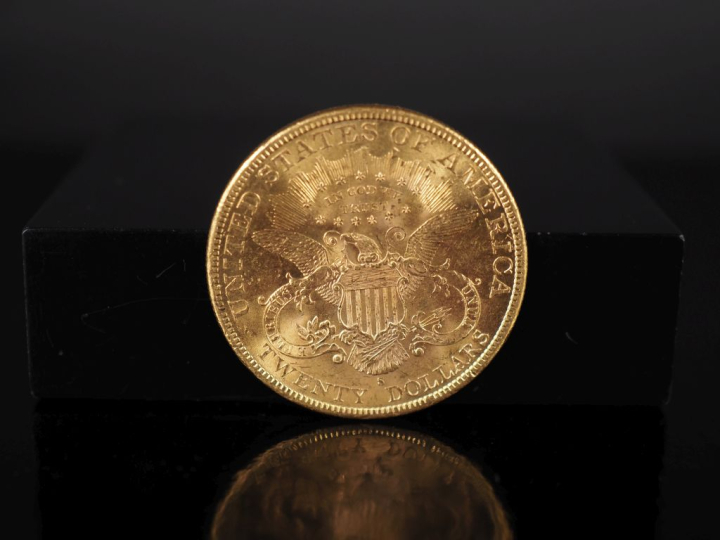 Pièce de 20 Dollars or, 1894-S. FRAIS ACHETEURS 5% TTC.