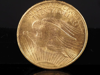 Vente aux enchères Pièce de 20 Dollars or, 1908. FRAIS ACHETEURS 5% TTC.