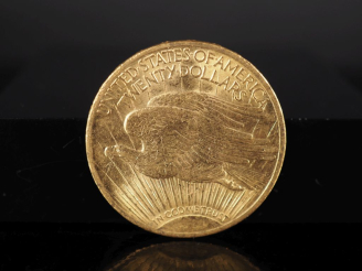 Vente aux enchères Pièce de 20 Dollars or, 1909. FRAIS ACHETEURS 5% TTC.