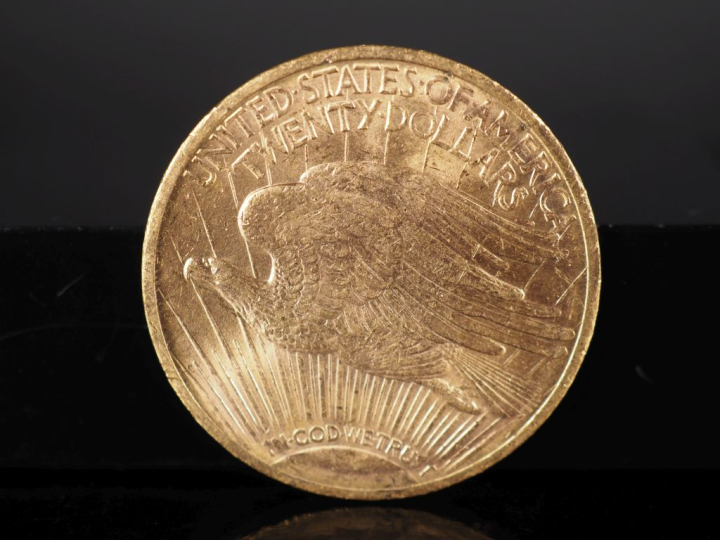 Pièce de 20 Dollars or, 1922.  FRAIS ACHETEURS 5% TTC.