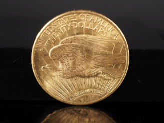 Vente aux enchères Pièce de 20 Dollars or, 1924. FRAIS ACHETEURS 5% TTC.