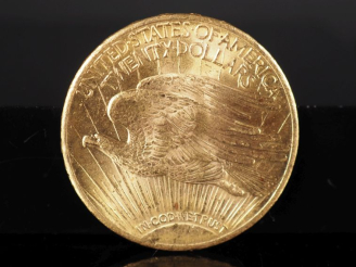 Vente aux enchères Pièce de 20 Dollars or, 1927. FRAIS ACHETEURS 5% TTC.