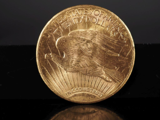 Vente aux enchères Pièce de 20 Dollars or, 1927. FRAIS ACHETEURS 5% TTC.