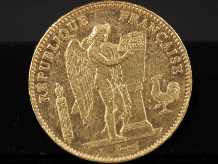 Pièce de 50 Francs or, 1900-A. FRAIS ACHETEURS 10% TTC.