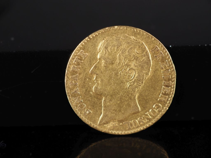 Pièce de 40 Francs or, An 12-A. FRAIS ACHETEURS 10% TTC.