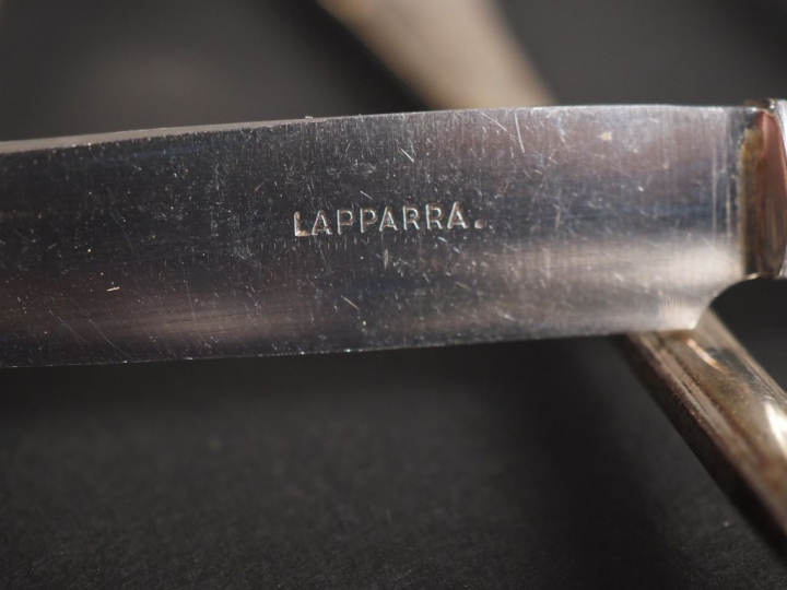 Partie de ménagère de style Art déco en argent 925, poinçon Minerve. C