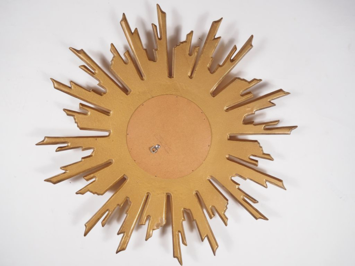 Miroir soleil en compositiion.  Diam. 76 cm