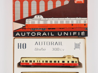 Vente aux enchères Matériel roulant en HO de marque Jouef Autorail unifié réf 760 dans sa