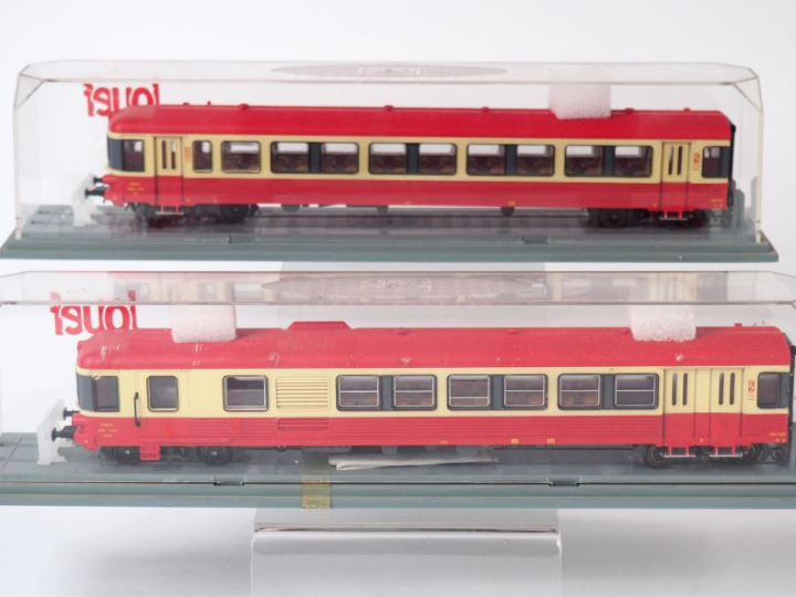 Matériel roulant HO de marque jouef comprenant autorail XBD 47 37 Long