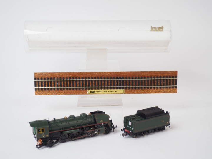 Matériel roulant HO de marque JOUEF locomotive type vapeur 141R1187 Sé