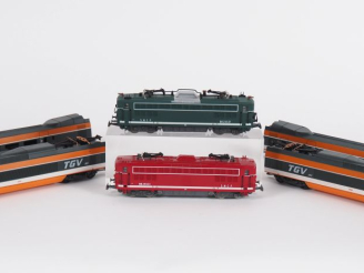 Vente aux enchères Matériel roulant en HO de marque Jouef un TGV sud motrice BB 25531 Cap