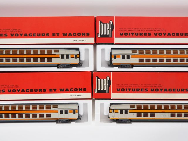 Matériel roulant en HO de marque Jouef en boites d’origines Train de B