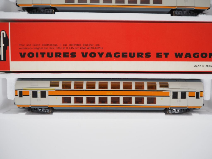 Matériel roulant en HO de marque Jouef en boites d’origines Train de B