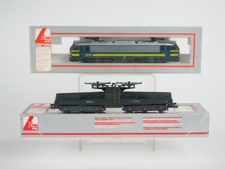 Matériel roulant de marque LIMA en boites d’origines 2 motrices dont :