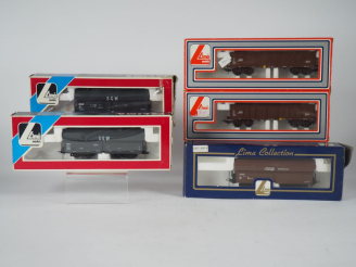 Vente aux enchères Matériel roulant de marque LIMA en boites d’origines, lot de 5 wagons 