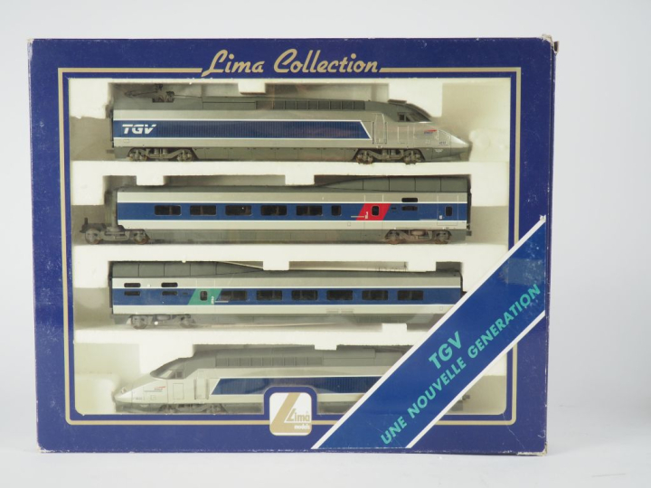 Matériel roulant de marque LIMA en coffret d’origine : réf TGV une nou