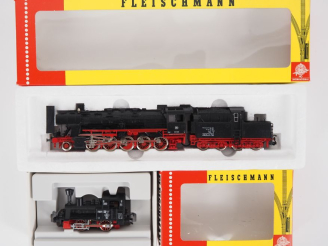 Vente aux enchères Matériel roulant en HO de marque FLEISCHMANN en boites d’origine lot d