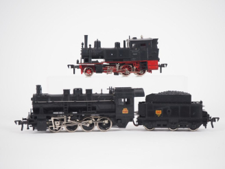 Vente aux enchères Matériel roulant en HO de marque FLEISCHMANN lot de 2 locomotives type