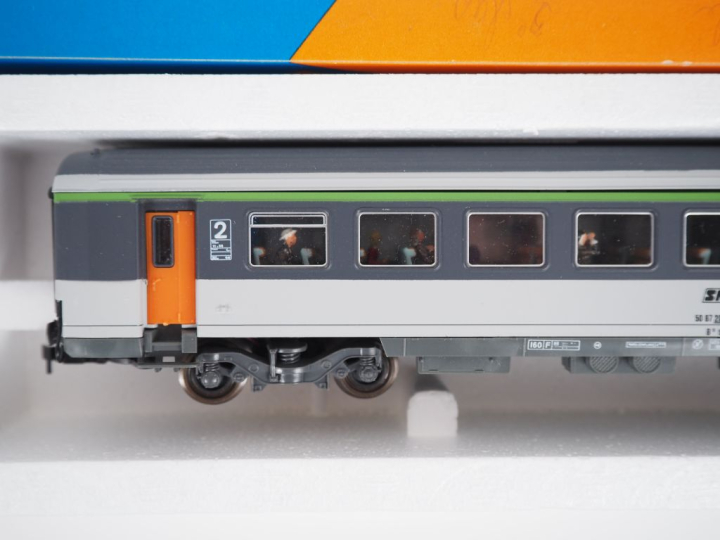 Matériel roulant en HO de marque ROCO en boites d’origines 5 voitures 