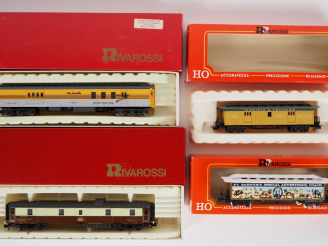 Vente aux enchères Matériel roulant en HO de marque RIVAROSSI en boites d’origines 4 wago