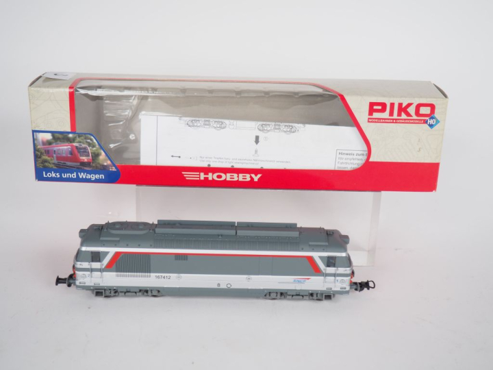 Matériel roulant Ho PIKO Locomotive diesel SNCF BB 167412 Multiservice