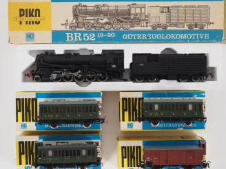Vente aux enchères Matériel roulant en HO de marque PIKO en boites d’origine lot comprena