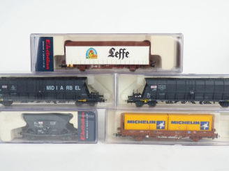 Vente aux enchères Matériel roulant Ho ELECTROTREN lot de 5 Wagons en boites cristal dont